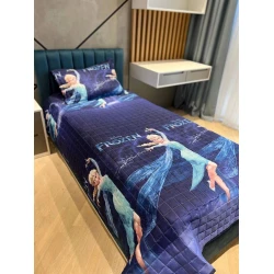 Örtük və yastıq üzü dəsti Sahara 0000167, örtük 170x230 sm, yastıq üzü 50x70 sm (1 əd), qızlar üçün, bambuk, göy Örtük və yastıq üzü dəsti Sahara 0000167, örtük 170x230 sm, yastıq üzü 50x70 sm (1 əd), qızlar üçün, bambuk, göy