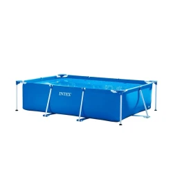 Бассейн Intex Rectangular 28271NP каркасный, прямоугольный, 260х160х65 см, 2282 л, синий Бассейн Intex Rectangular 28271NP каркасный, прямоугольный, 260х160х65 см, 2282 л, синий