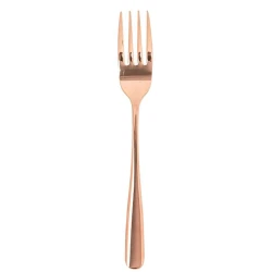 Вилка десертная Hom-me 200000000002425, 17 см, нержавеющая сталь, Розовое золото