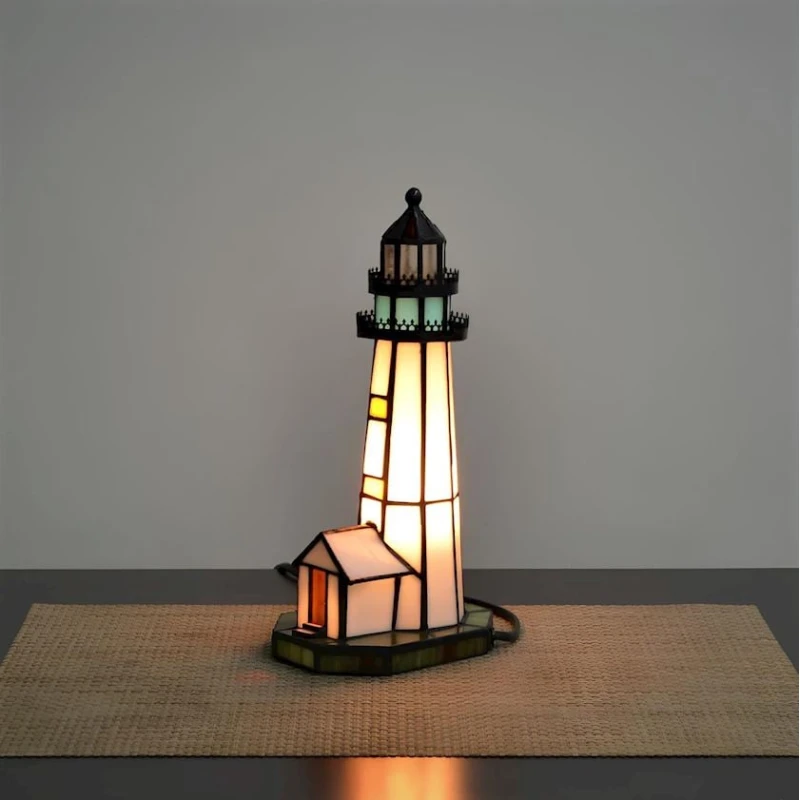 Лампа-ночник Tiffany Lamps Azerbaijan Lighthouse Лампа-ночник Tiffany Lamps Azerbaijan Lighthouse