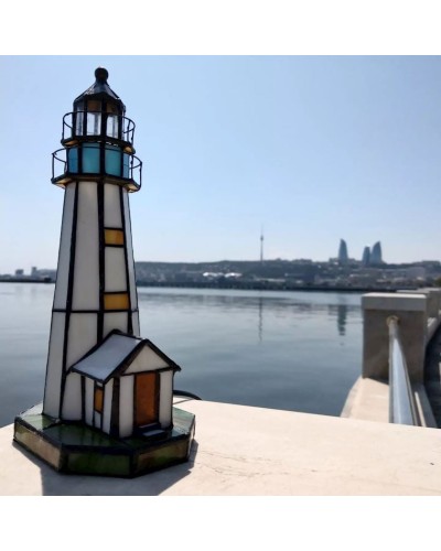 Gecə lampası Tiffany Lamps Azerbaijan Lighthouse