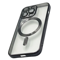 Çexol 888_store_530 MagSafe Apple iPhone 13 Pro üçün Qara/Şəffaf