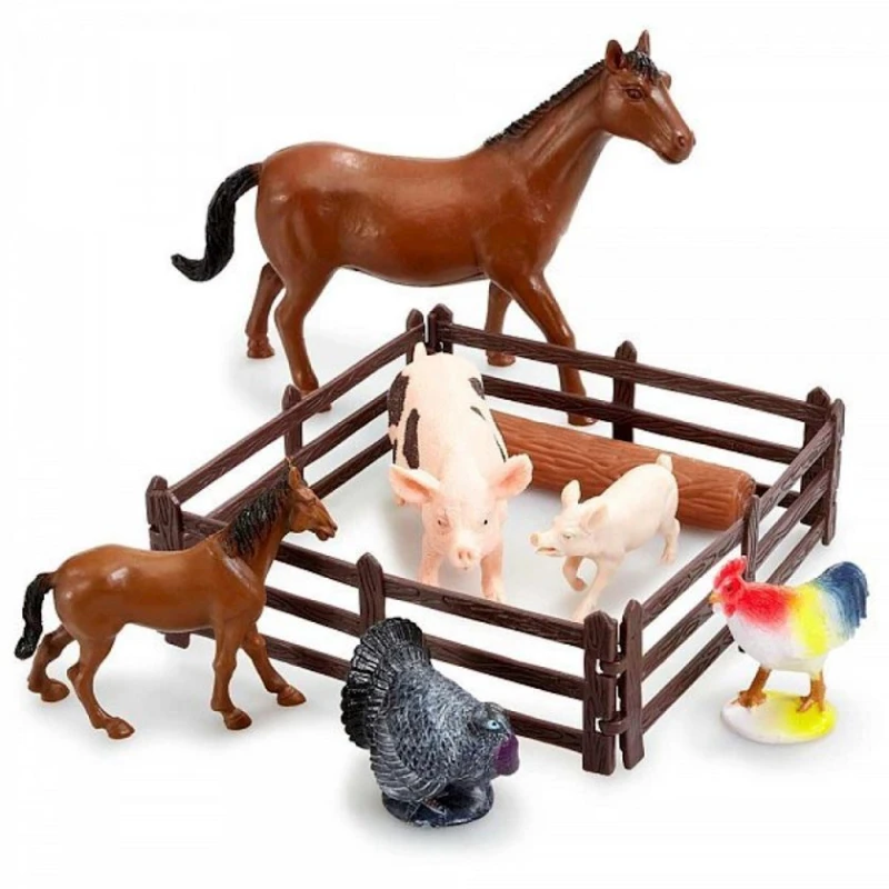 Набор фигурок животных Addo Awesome Animals Farm Yard, 24 шт