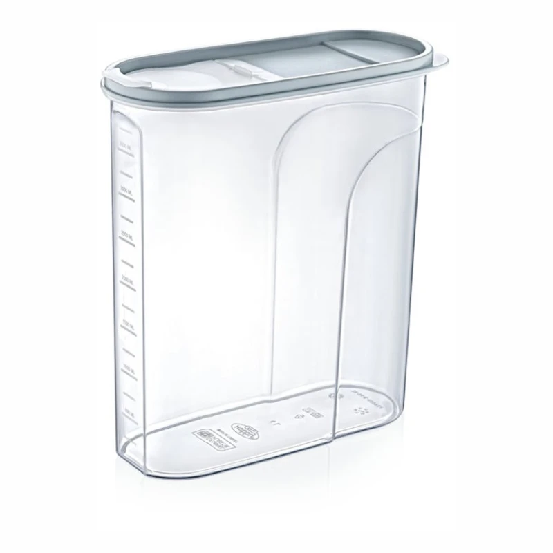 Контейнер Hobby life 4000 мл, пластик, прозрачный/серый