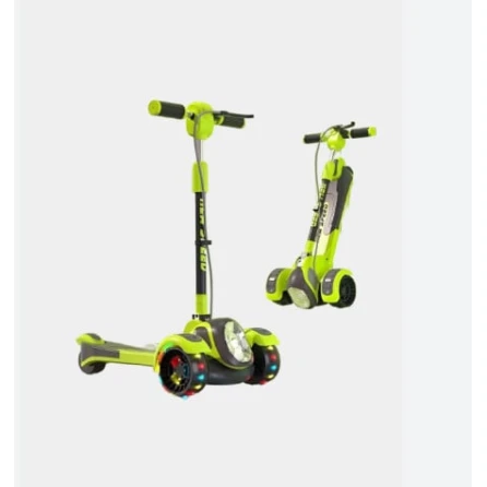 Складной детский самокат с подсветкой LZQ-101Y