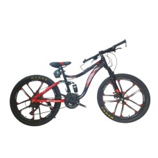 Uşaq velosipedi BMX 24 GTR-276 qara/qızrmızı