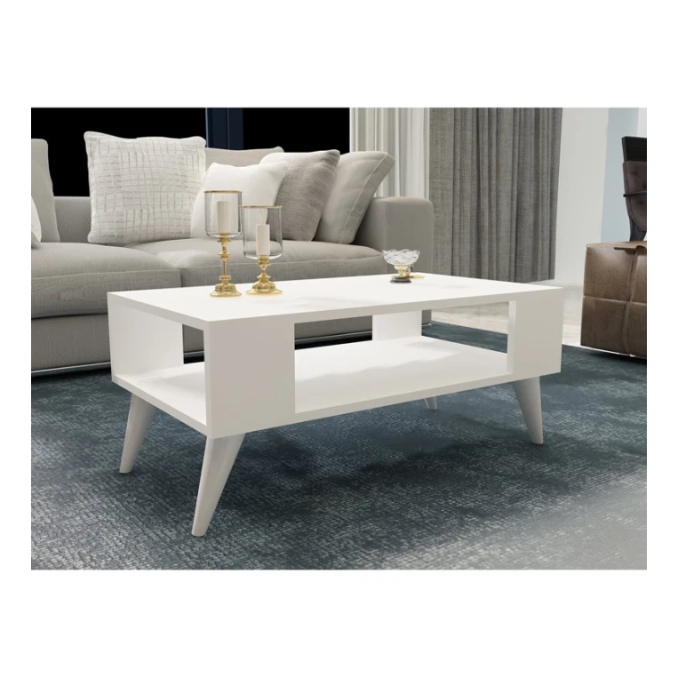 Jurnal masası Art_57, laminat, ağ, 40x90x45 sm