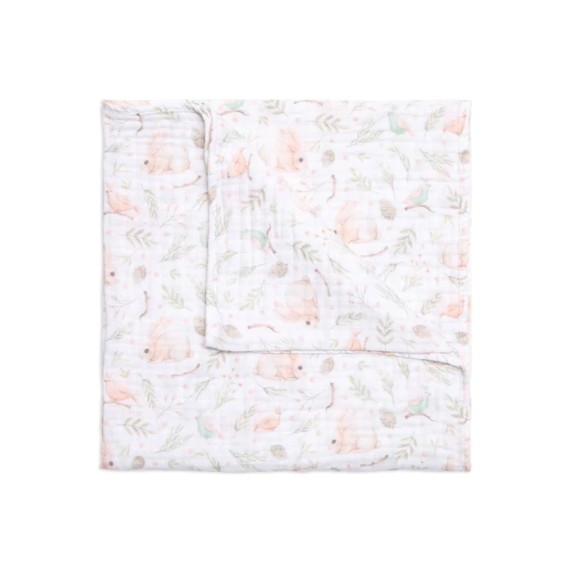 Плед для девочек Funna baby Garden, 120х120 см, хлопок Плед для девочек Funna baby Garden, 120х120 см, хлопок