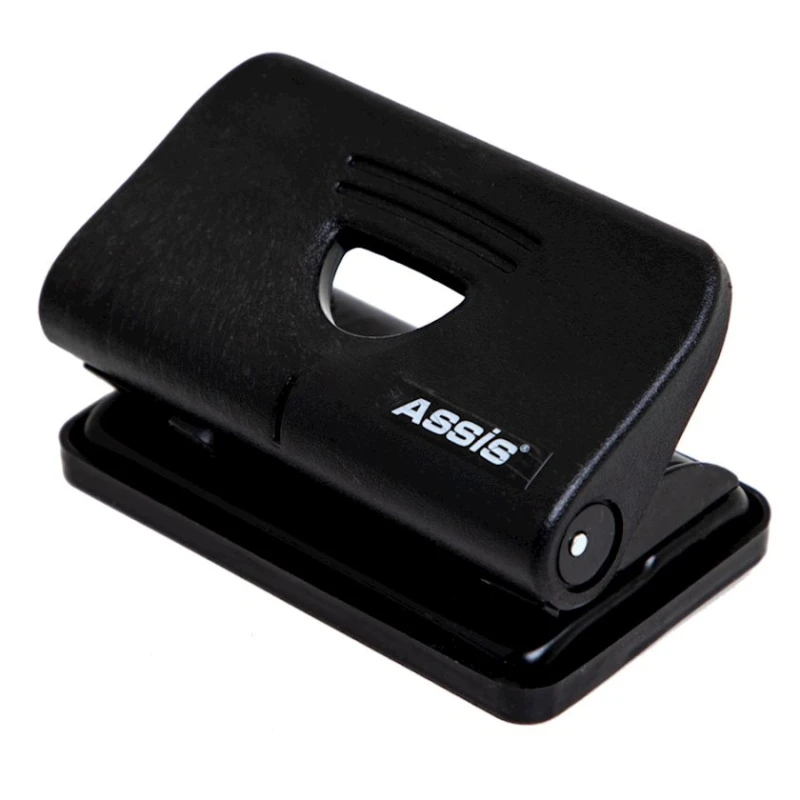 Дырокол Assis A-3565, до 10 листов, метал, черный Дырокол Assis A-3565, до 10 листов, метал, черный