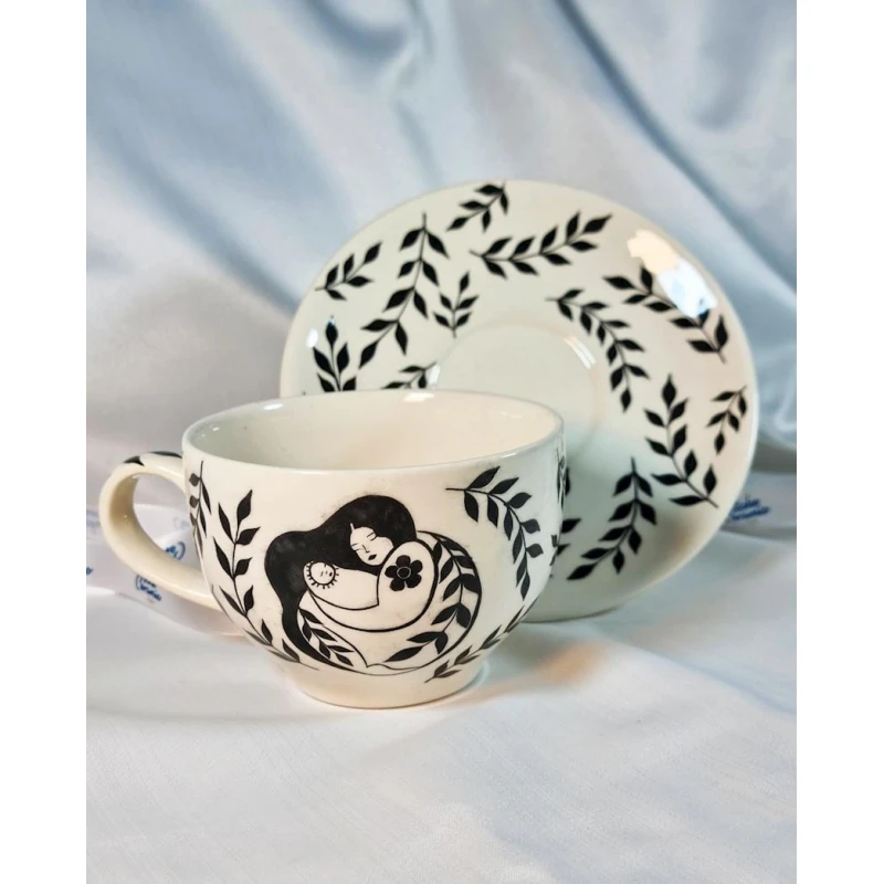 Набор чайный Niche Ceramic, керамика, черный/белый Набор чайный Niche Ceramic, керамика, черный/белый