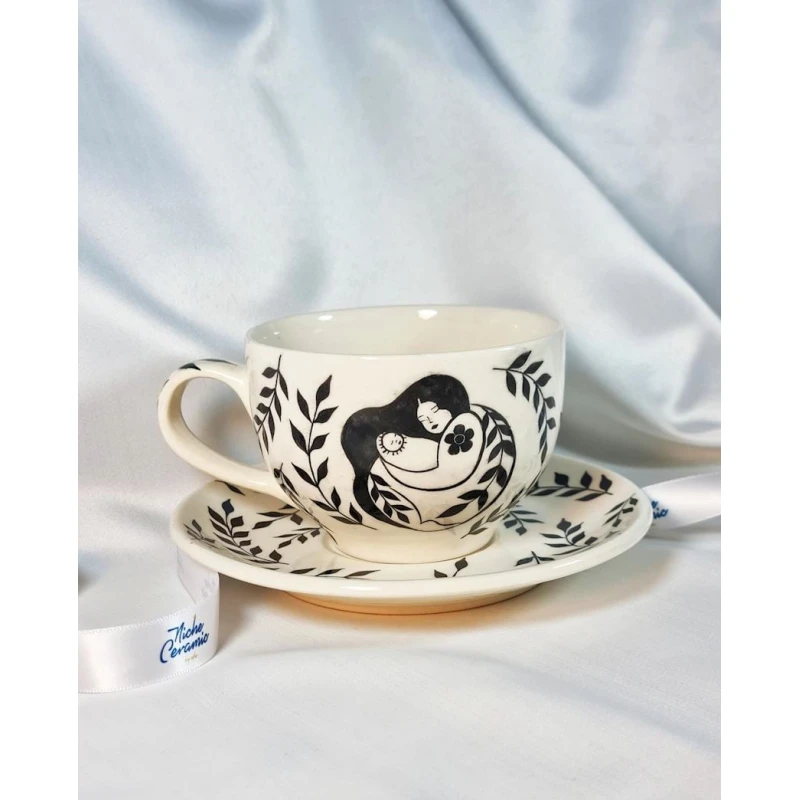 Набор чайный Niche Ceramic, керамика, черный/белый Набор чайный Niche Ceramic, керамика, черный/белый