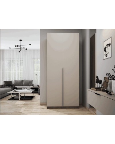 Şkaf Art Mebel Art-100-25, LDSP, krem, 50x100x210 sm