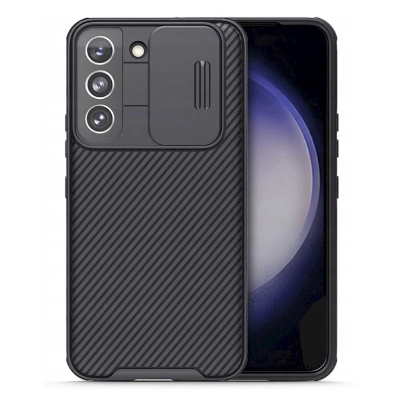 Samsung Galaxy S23 üçün Nillkin CamShield Pro Case çexolu Qara