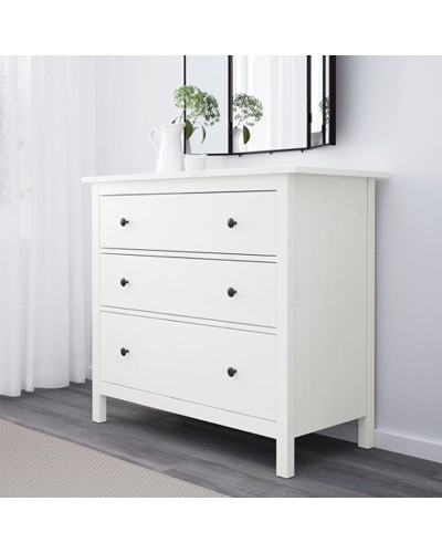 Komod IKEA Hemnes, bütöv ağac, 108x50x96 sm
