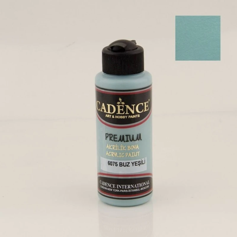 Декоративная акриловая краска Cadence Premium Acrylic Paint 6075 Ice Green, 120 мл Декоративная акриловая краска Cadence Premium Acrylic Paint 6075 Ice Green, 120 мл