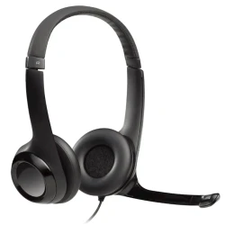 Проводные наушники Logitech H390 USB Computer Headset Black (981-000014)