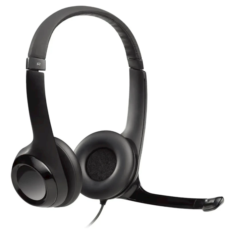 Проводные наушники Logitech H390 USB Computer Headset Black (981-000014) Проводные наушники Logitech H390 USB Computer Headset Black (981-000014)