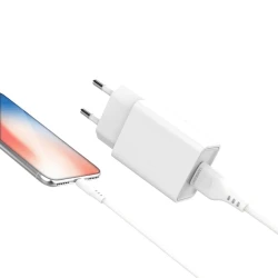 Şəbəkəli enerji toplama cihazı Denmen DC01T with Type-C, Ağ Şəbəkəli enerji toplama cihazı Denmen DC01T with Type-C, Ağ