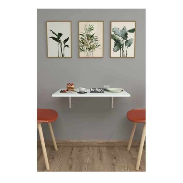 Kompüter masası Art_Komp_Masası 1, laminat, ağ, 75x72x45 sm