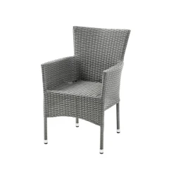 Стул садовый JYSK Aidt 58x62x87 см, серый Стул садовый JYSK Aidt 58x62x87 см, серый