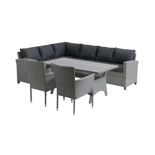 Стул садовый JYSK Aidt 58x62x87 см, серый Стул садовый JYSK Aidt 58x62x87 см, серый