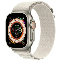 Apple Watch üçün kəmər WiWU Nylon Watch Band 42/44/45/49 mm, White