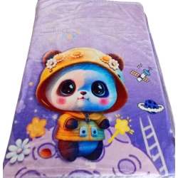 Покрывало детское MM tekstil MM-235, 100x140 см, велюр, разноцветное Покрывало детское MM tekstil MM-235, 100x140 см, велюр, разноцветное