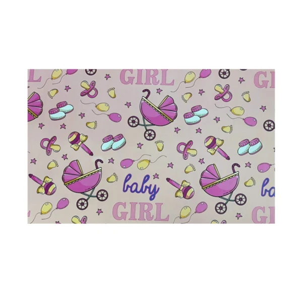 Бумага упаковочная Baby Girl, 50х70 см