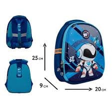 Məktəbəqədər bel çantası Yes 550018 Robohero, EVA/polyester, 25x20x9 sm, göy Məktəbəqədər bel çantası Yes 550018 Robohero, EVA/polyester, 25x20x9 sm, göy