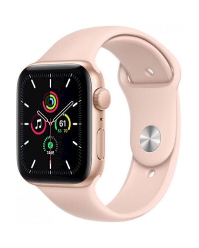 Smart saat Apple Watch SE GPS 44mm Gold Aluminium Case with Pink Sand Sport Band (MYDR2UL/A)