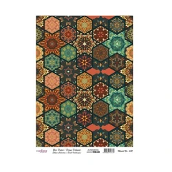 Рисовая бумага для декупажа Cadence А3 - 680