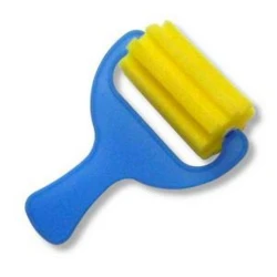 Валик Невская палитра фигурный ,горизонтальные полоски, 70мм