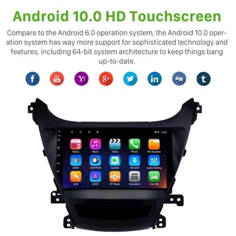 Avtomobil monitoru Still Coll Hyundai Elantra 2014-2016 Avtomobil monitoru Still Coll Hyundai Elantra 2014-2016