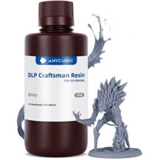 3D çap üçün fotopolimer qatranı Anycubic DLP Craftsman Resin Grey 1L SDHLGY-103A -N