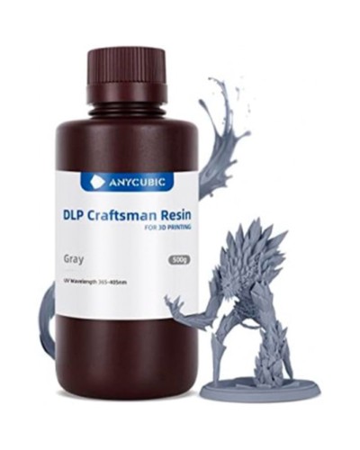 3D çap üçün fotopolimer qatranı Anycubic DLP Craftsman Resin Grey 1L SDHLGY-103A -N