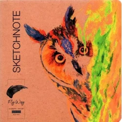 Скетчбук Проф-Пресс Любопытная Сова, 12 листов, 185x185 мм