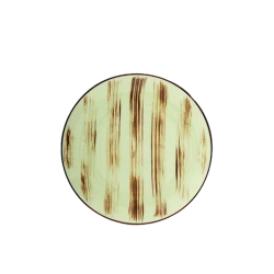 Обеденная тарелка Wilmax Scratch WL‑668113/A, круглая, 3 шт, 23 см, фарфор, зеленая