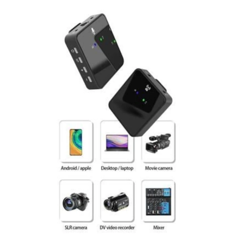 Беспроводной петличный микрофон 2,4 ГГц