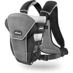 Сумка-кенгуру Chicco UltraSoft Magic Air Q, серый/черный Сумка-кенгуру Chicco UltraSoft Magic Air Q, серый/черный