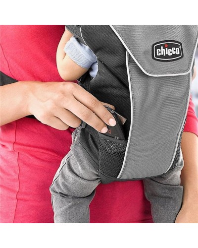 Kenquru çanta Chicco UltraSoft Magic Air Q, boz/qara