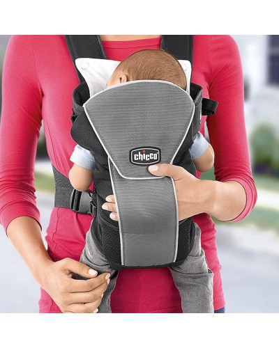 Kenquru çanta Chicco UltraSoft Magic Air Q, boz/qara