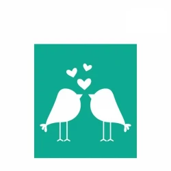 Трафарет самоклеящийся Rosa Talent, 9x10 см, №47