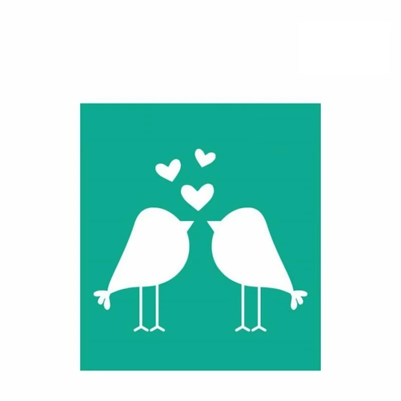 Trafaret yapışqan Rosa Talent, 9x10 sm, №47