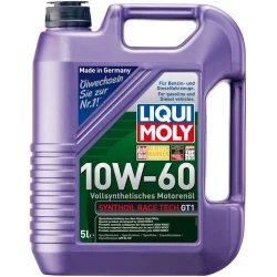 Моторное масло Liqui Moly, Synthoil Race Tech GT1 10W-60, 5 л