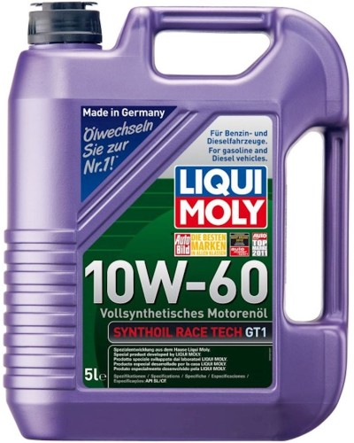 Motor yağı Liqui Moly, Synthoil Race Tech GT1 10W-60, 5 l