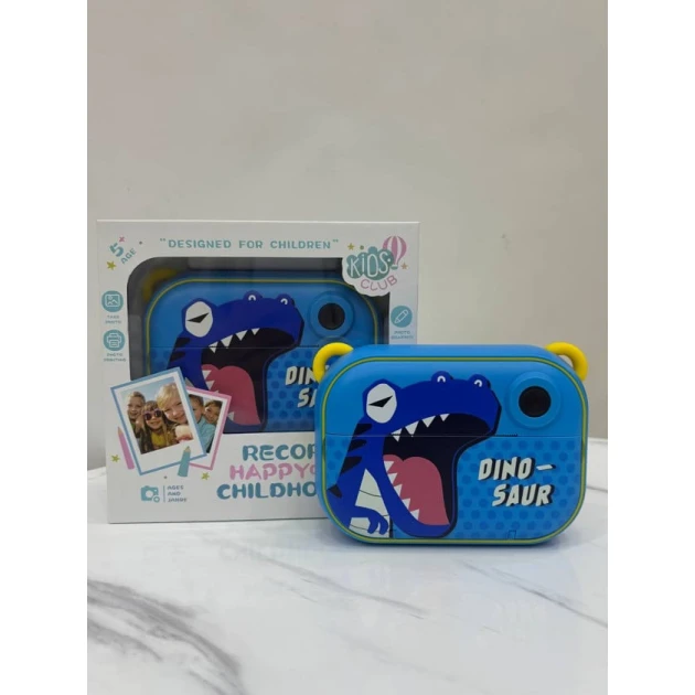 Fotoaparat YT008 Dinasor, mavi Fotoaparat YT008 Dinasor, mavi