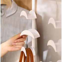 Вешалка для сумок aski_41360, пластик, белая, 39.4x7.2 см Вешалка для сумок aski_41360, пластик, белая, 39.4x7.2 см