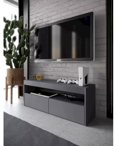 TV üçün tumba 3563_LETNEWHatAndr, LDSP, boz, 45x34.3x112 sm