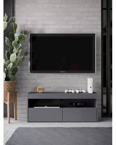 TV üçün tumba 3563_LETNEWHatAndr, LDSP, boz, 45x34.3x112 sm