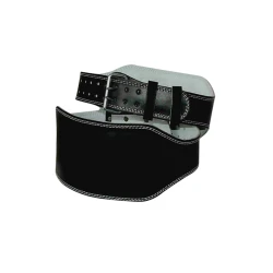 Пояс для тяжелой атлетики TRY&DO 1683, с подушкой, искусственная кожа, черный, размер S